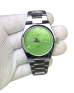 Tissot PRX Green Textured Dial – Stainless Steel Edition