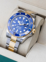 Rolex Submariner Style Blue Bezel Stainless Steel Watch for Men - Image 2