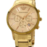 Emporio Armani Golden dial watch