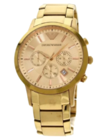 Emporio Armani Golden dial watch