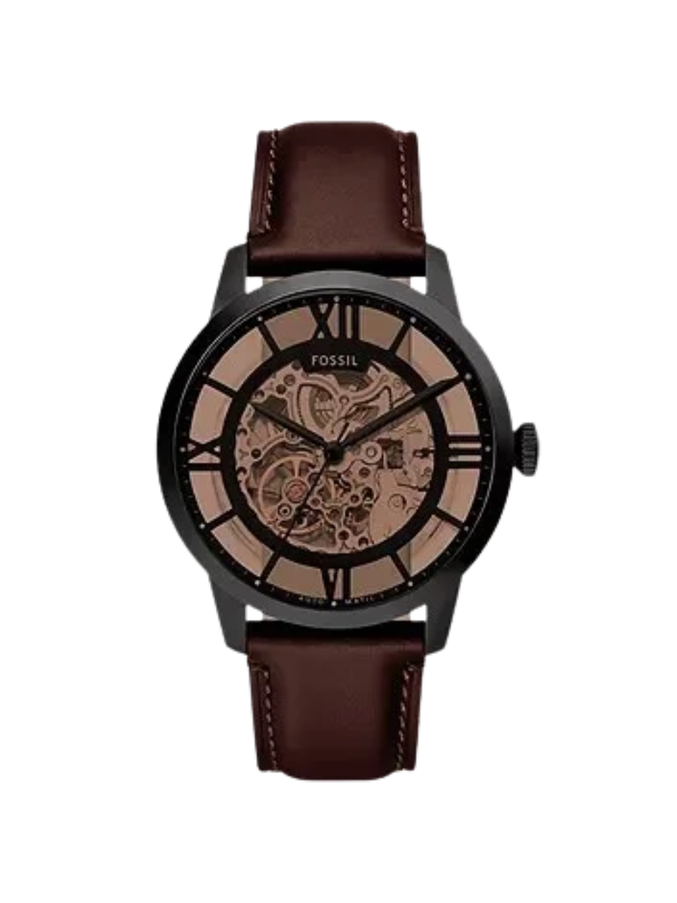 Untitled design (53) Fossil golden brown watch - Image 1