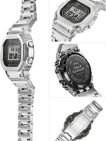 Casio G-Shock Silver Metal Strap Black Dial Men Watch - Image 3