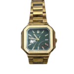 Patek Philippe luxury-inspired gold plated wrist watch