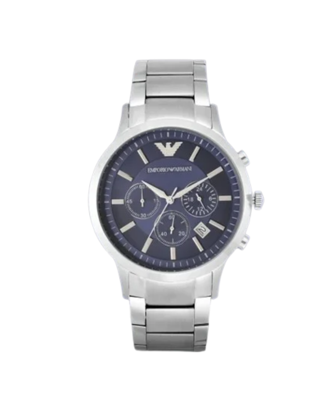 Untitled design (91) Emporio Armani silver watch - Image 1
