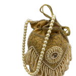 Goldan Fringe Potli Bag