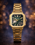 Patek Philippe luxury-inspired gold plated wrist watch