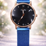 Semilla Midnight Blue Elegance Wrist Watch for Women & Girls Classic Dial Quality Stainless Steel
